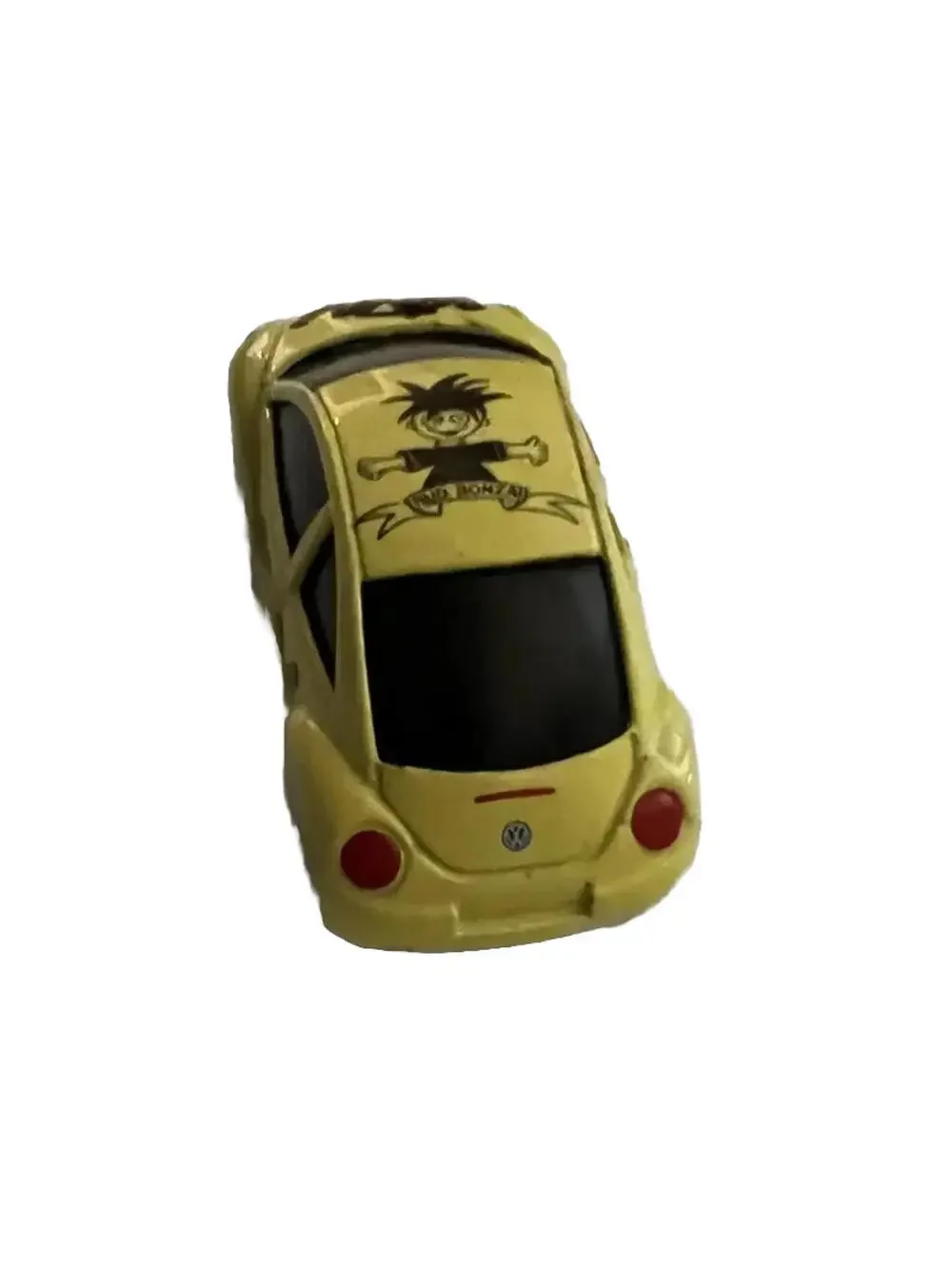 Maisto 2000 Volkswagen Beetle Bug  Yellow Vehicle Die Cast Car Toy Auto